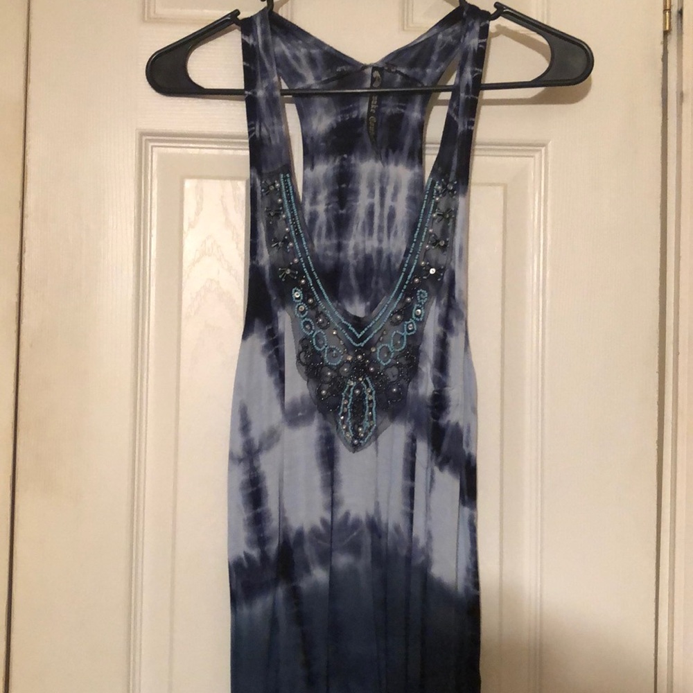 Sleeveless tie die